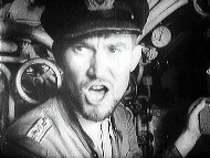 1942: In a german submarine during a battle on the Atlantic ocean